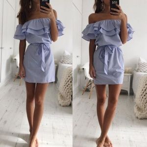 off shoulder dress